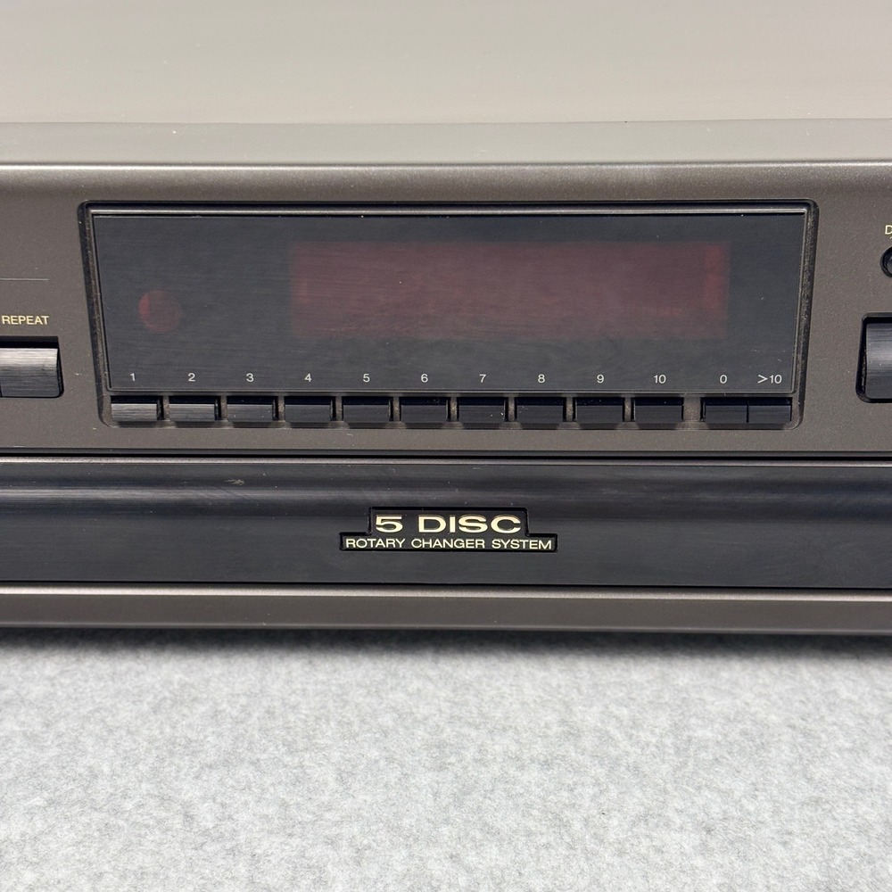 Technics SL-PD687 5-Disc Rotary Compact Disc Changer MASH Player Black No Remote - Picture 4 of 11